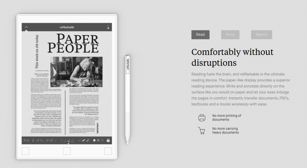 The Remarkable 2 E Ink sketch tablet is a lot cooler than I